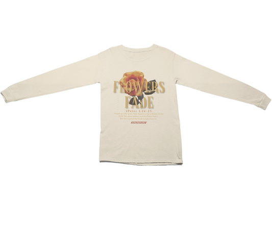 Flowers Fade Long Sleeve Tee